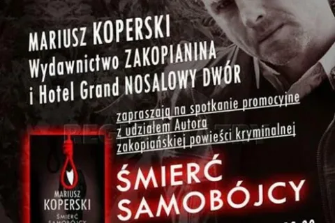 Promocja powieści kryminalnej “ŚMIERĆ SAMOBÓJCY”
