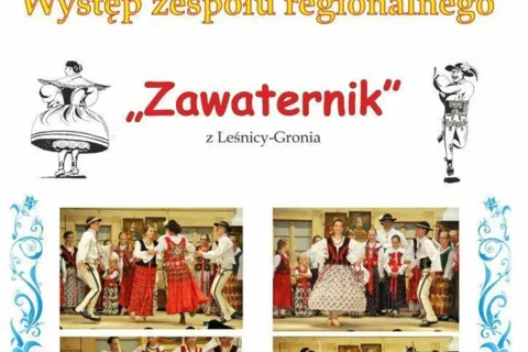 Występ zespołu regionalnego Zawaternik