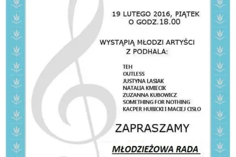 Koncert charytatywny Młodzieżowej Rady Miasta