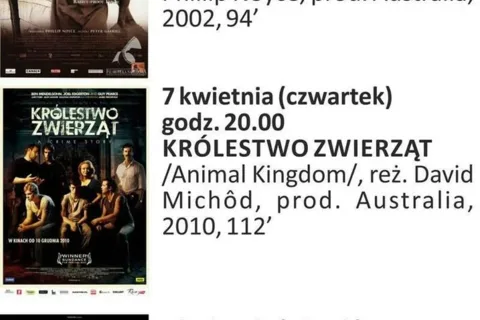 Pokazy Filmowe w ramach VI Dni Australii