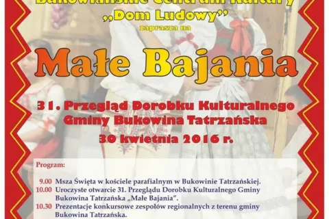 31. Małe Bajania - zaproszenie