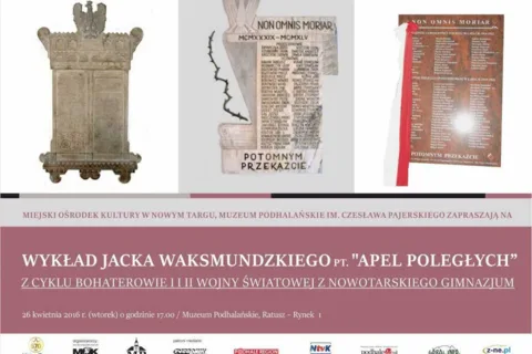 Apel Poległych - wykład Jacka Waksmundzkiego