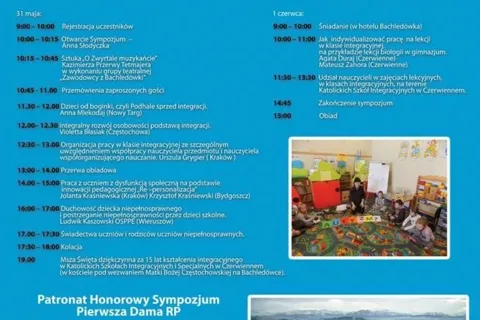Sympozjum Naukowo – Integracyjne - "15 lat kształcenia integracyjnego na Podhalu"