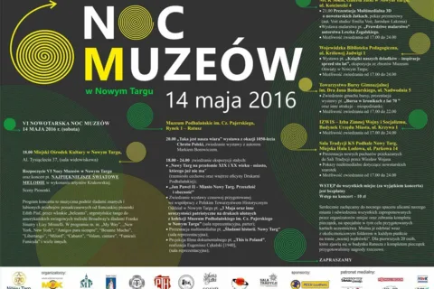 VI NOWOTARSKA NOC MUZEÓW