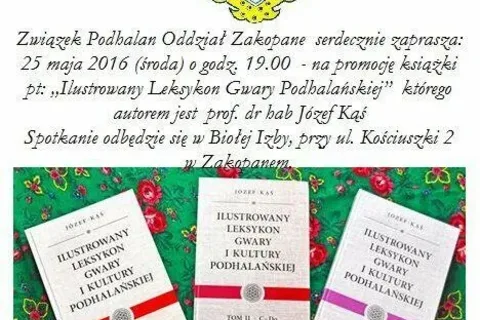 Promocja książki "Ilustrowany Leksykon Gwary Góralskiej"