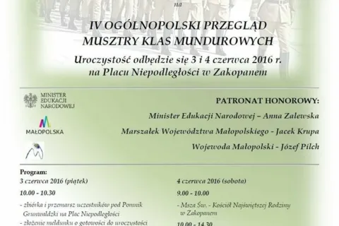 IV Ogólnopolski Przegląd Musztry Klas Mundurowych