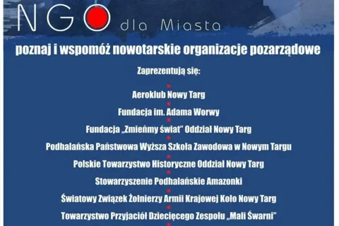 NGO dla miasta, czyli poznaj i wspomóż nowotarskie organizacje pozarządowe