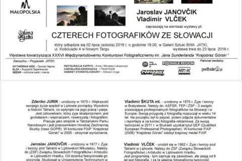 Wernisaż wystawy pt. "Czterech fotografików ze Słowacji"