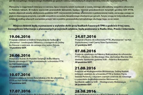 Chodzimy po górach i zdobywamy Górską Odznakę Turystyczną PTTK