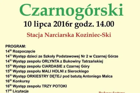 Tatrzańskie Wici 2016 - Festyn Czarnogórski