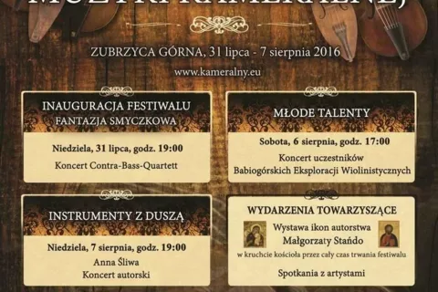 VIII Festiwal Muzyki Kameralnej Zubrzyca Górna 2016