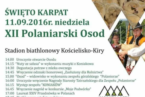 Zapraszamy na XII Polaniorski Osod