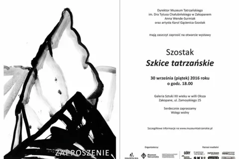 Otwarcie wystawy p.t. "Szostak. Szkice tatrzańskie"