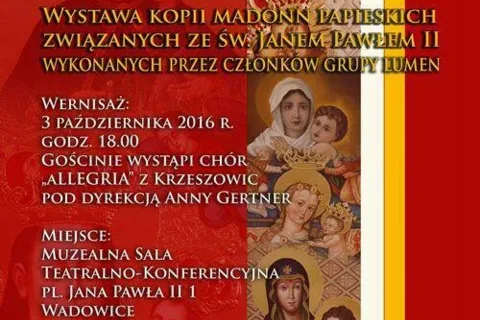 WERNISAŻ WYSTAWY "MATER ECCLESIAE" W MUZEUM DOM RODZINNY OJCA ŚWIĘTEGO JANA PAWŁA II W WADOWICACH