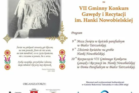 VII Gminny Konkurs Gawędy i Recytacji im. Hanki Nowobielskiej