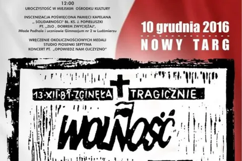 Uroczystości Poświęcone pamięci ofiar w XXXV rocznicę wprowadzenia stanu wojennego