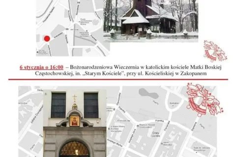 Prawosławne Nabożeństwo Bożonarodzeniowe w Zakopanem