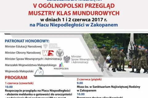 V Ogólnopolski Przegląd Musztry Klas Mundurowych w Zakopanem