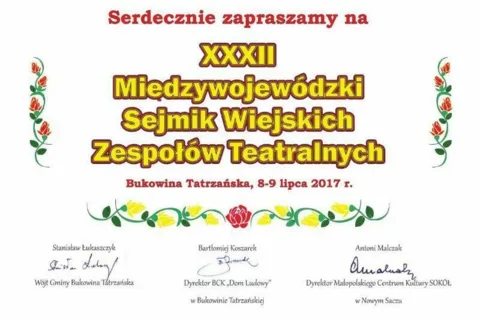 XXXII Międzywojewódzki Sejmik Zespołów Teatralnych