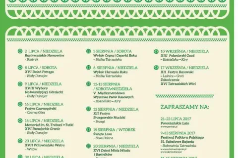 XVI Tatrzańskie Wici - Święto Lasu
