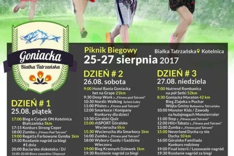 Piknik biegowy GONIACKA Białka Tatrzańska