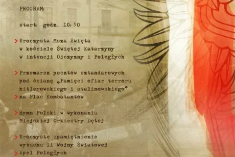 Uroczyste Obchody 78. Rocznicy Wybuchu II Wojny Światowej