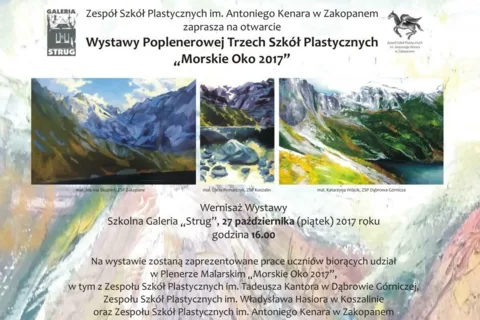 Wystawa Poplenerowa Morskie Oko 2017 - ZAPROSZENIE