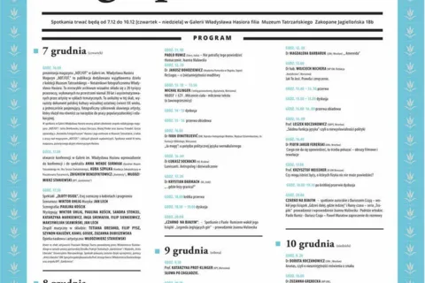 VII ZAKOPIAŃSKIE SPOTKANIA ANTROPOLOGICZNE