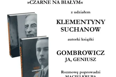 Spotkanie z cyklu »CZARNE NA BIAŁYM« z udziałem KLEMENTYNY SUCHANOW