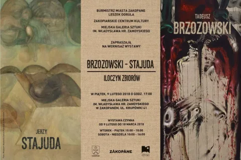 Wernisaż wystawy Brzozowski - Stajuda ILOCZYN ZBIORÓW