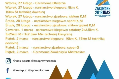 Mistrzostwa Świata INAS w Zakopanem