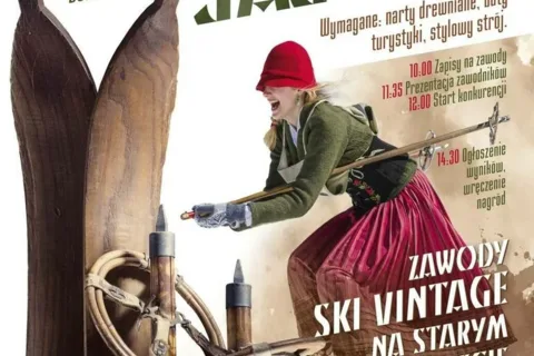 Zawody na Starym Sprzęcie Narciarskim o Wielkanocne Jajo