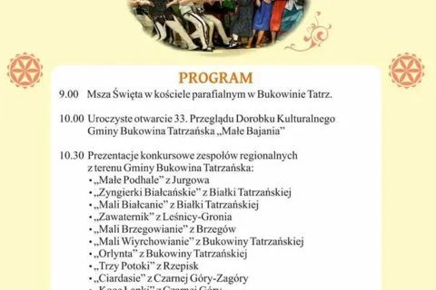 33. Przegląd Dorobku Kulturalnego Gminy Bukowina Tatrzańska "Małe Bajania"