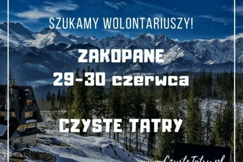 Zostań wolontariuszem akcji Czyste Tatry