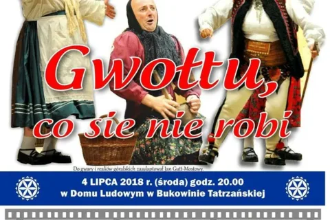 Sztuka teatralna "Gwołtu, co sie nie robi"