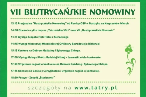 XVII Tatrzańskie Wici - "VII Bustrycańskie Nomowiny"