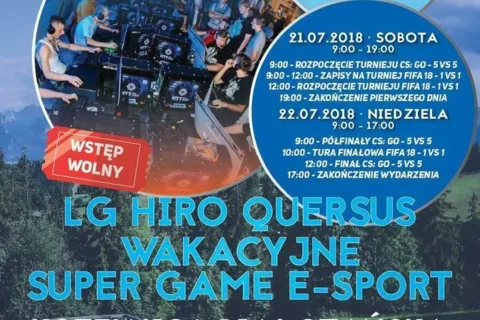 WAKACYJNE SUPER GAME e-sport!