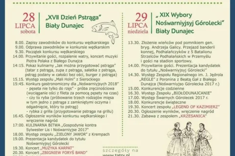 XVII Dzień Pstrąga i XIX Ogólnopodhalańskie Wybory Nośwarniyjsyj Górolecki