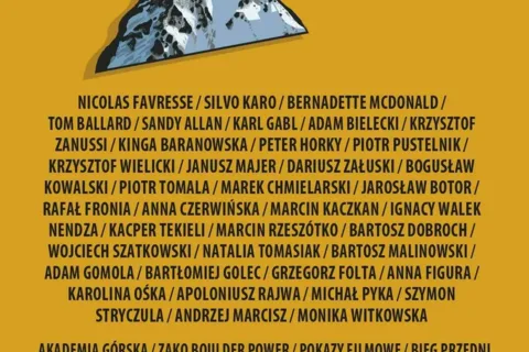 14. Spotkania z Filmem Górskim: Nicolas Favrese, Silvo Karo, Bernadette McDonalds, Tom Ballard, Adam Bielecki, Krzysztof Wielicki i wielu, wielu innych…