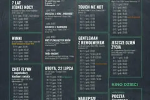 Kino Miejsce Repertuar 9.11 - 6.12