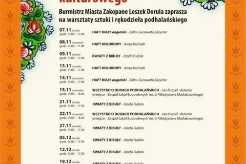 Popularyzacja zakopiańskiego dziedzictwa kulturowego