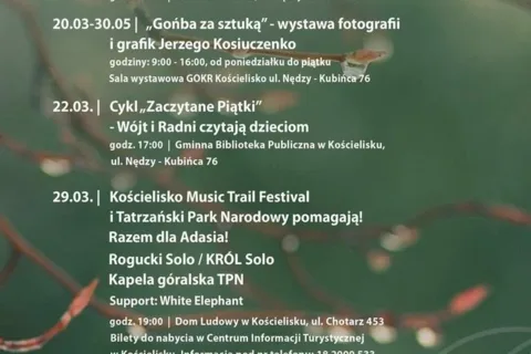 Gmina Kościelisko - kalendarz imprez 2019/03