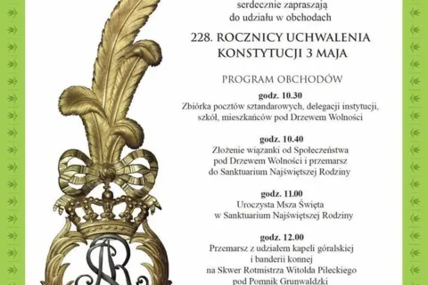 Obchody 228. Rocznicy Uchwalenia Konstytucji 3 Maja