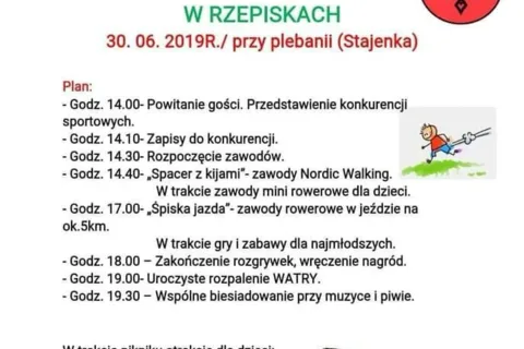 I PIKNIK RODZINNY W RZEPISKACH
