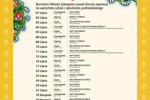 Warsztaty sztuki i rękodzieła