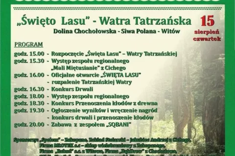 XVIII Tatrzańskie Wici - „Święto Lasu” Siwa Polana
