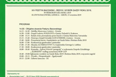 „IX Festyn Bacowski” Leśnica – Groń