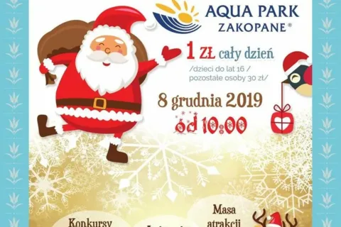 Świętuj MIKOŁAJKI w Aqua Park Zakopane