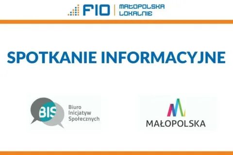 Konkurs grantowy FIO Małopolska Lokalnie - spotkanie informacyjne
