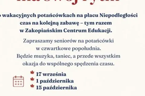 Potańcówka dla seniorów i nie tylko